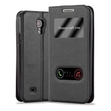 Samsung Galaxy S4 MINI Plånboksfodral Skal (Svart)