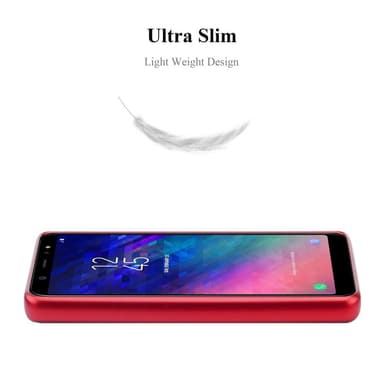 Skal Samsung Galaxy A6 PLUS 2018 Fodral Case (Röd)