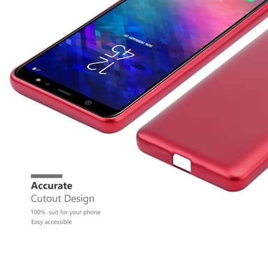 Skal Samsung Galaxy A6 PLUS 2018 Fodral Case (Röd)