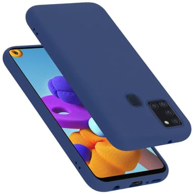 Samsung Galaxy A21s Skal Fodral Case (Blå)