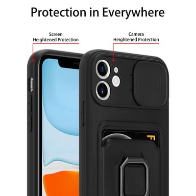 iPhone 11 Skal Fodral (Svart)