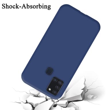 Samsung Galaxy A21s Skal Fodral Case (Blå)