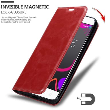 BQ Aquaris M5 Skal Fodral Case (Röd)