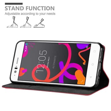 BQ Aquaris M5 Skal Fodral Case (Röd)