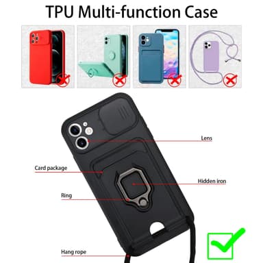 iPhone 11 Skal Fodral (Svart)