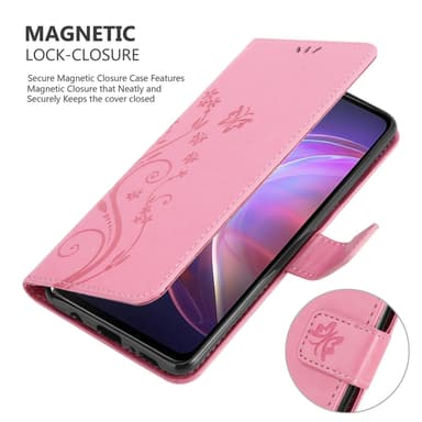 Vivo V21 4G / 5G Plånboksfodral Skal (Rosa)