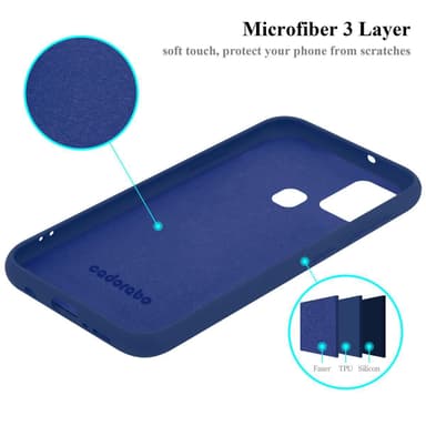 Samsung Galaxy A21s Skal Fodral Case (Blå)