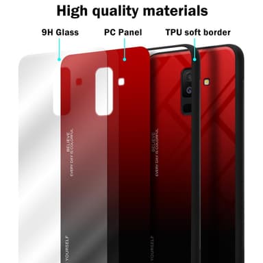 Samsung Galaxy A6 PLUS 2018 Skal Fodral Case (Svart)