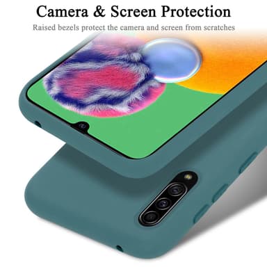 Samsung Galaxy A90 5G Skal Fodral Case (Grön)
