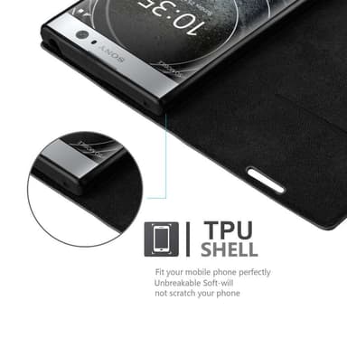 Sony Xperia XA2 Skal Fodral Case (Svart)