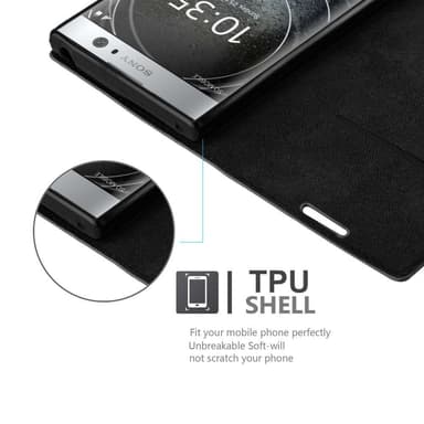 Sony Xperia XA2 Skal Fodral Case (Svart)