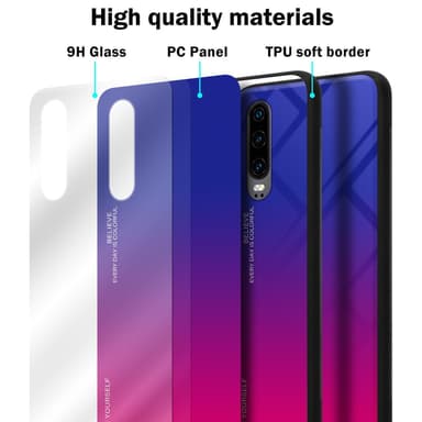 Huawei P30 Skal Fodral Case (Svart)