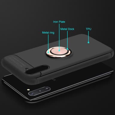 Samsung Galaxy NOTE 10 Skal Fodral Case (Svart)