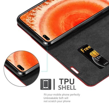 Honor View 30 Skal Fodral Case (Röd)