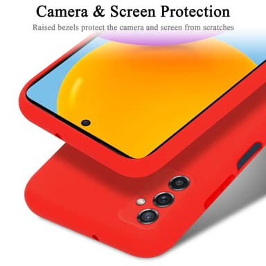 Samsung Galaxy M52 5G Skal Fodral Case (Röd)