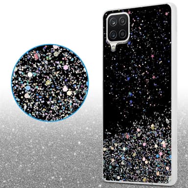 Samsung Galaxy A12 / M12 Skal Fodral Case (Svart)