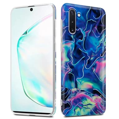 Samsung Galaxy NOTE 10 Plånboksfodral Skal (Blå)