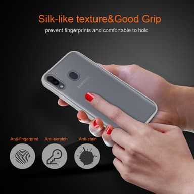 Samsung Galaxy M20 Skal Fodral Case (Transparent)