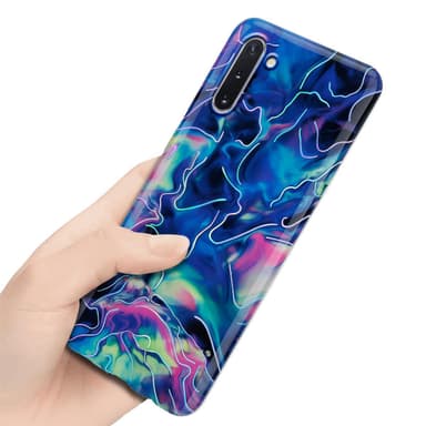 Samsung Galaxy NOTE 10 Plånboksfodral Skal (Blå)