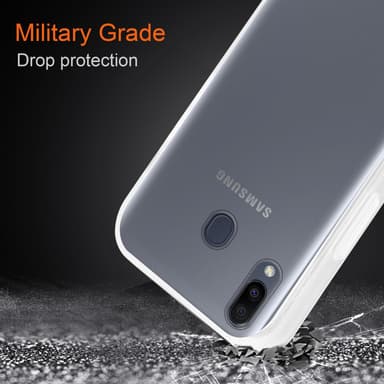 Samsung Galaxy M20 Skal Fodral Case (Transparent)