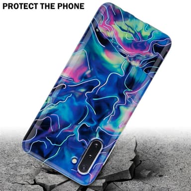 Samsung Galaxy NOTE 10 Plånboksfodral Skal (Blå)