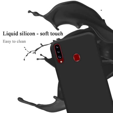 Samsung Galaxy A20s Skal Fodral Case (Svart)