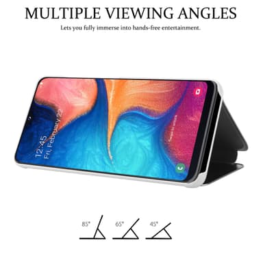 Samsung Galaxy A10e / A20e Plånboksfodral Skal (Silver)