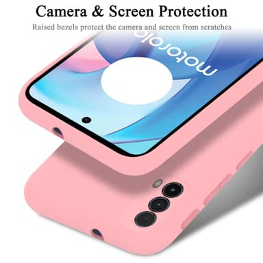 Motorola MOTO E20 / E30 / E40 Skal Fodral Case (Rosa)