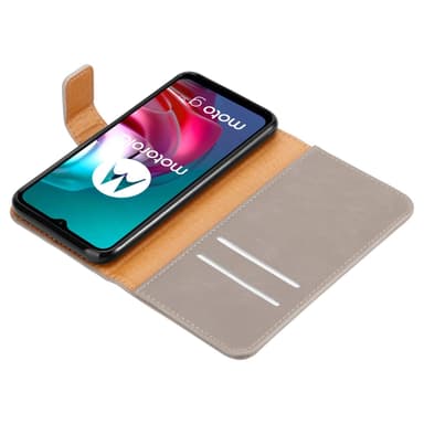 Motorola MOTO G10 / G30 Plånboksfodral Skal (Brun)