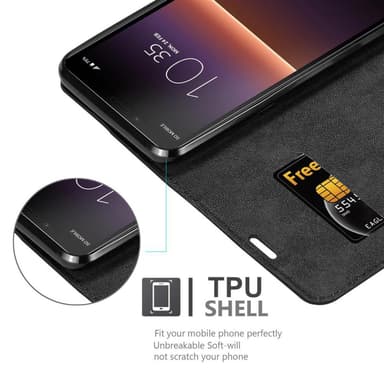 Sony Xperia 10 II Skal Fodral Case (Svart)