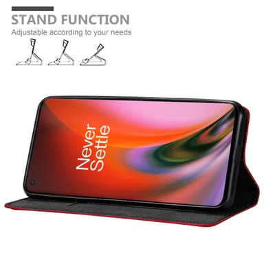 OnePlus Nord 2 5G Skal Fodral Case (Röd)