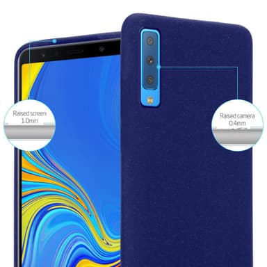 Skal Samsung Galaxy A7 2018 Fodral Case (Blå)