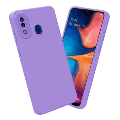 Samsung Galaxy A20 / A30 / M10s Skal Fodral Case (Lila)