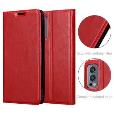 OnePlus Nord 2 5G Skal Fodral Case (Röd)