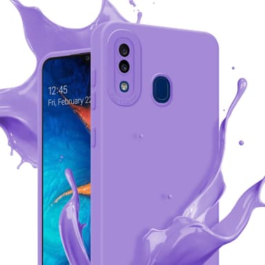 Samsung Galaxy A20 / A30 / M10s Skal Fodral Case (Lila)