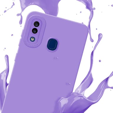 Samsung Galaxy A20 / A30 / M10s Skal Fodral Case (Lila)