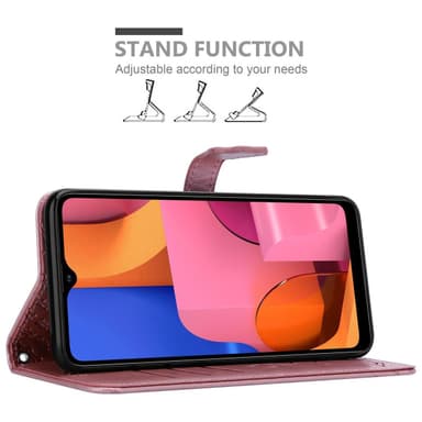 Samsung Galaxy A20s Plånboksfodral Skal (Rosa)
