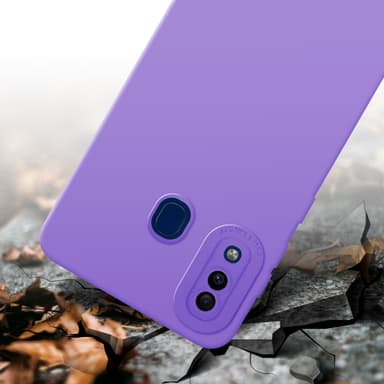 Samsung Galaxy A20 / A30 / M10s Skal Fodral Case (Lila)