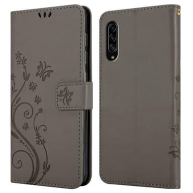 Samsung Galaxy A90 5G Plånboksfodral Skal (Grå)