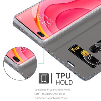 Huawei NOVA 7 PRO 5G Plånboksfodral Skal (Blå)