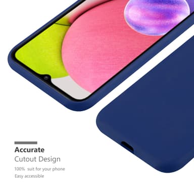 Skal Samsung Galaxy A03s Fodral Case (Blå)