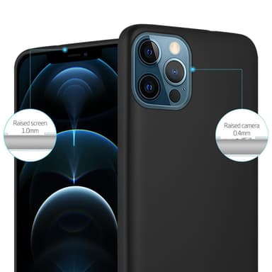 Skal iPhone 12 / 12 PRO Fodral Case (Svart)
