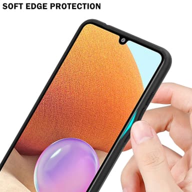 Samsung Galaxy A32 4G Skal Fodral Case (Svart)