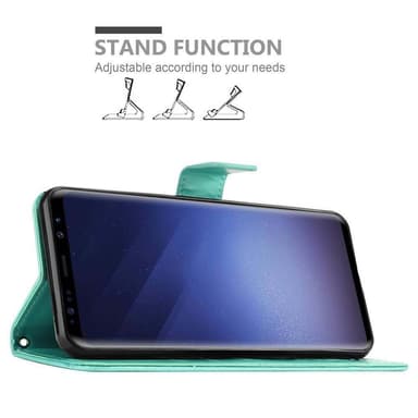 Samsung Galaxy S9 Plånboksfodral Skal (Turkos)