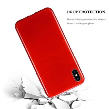 iPhone XS MAX Skal Fodral Case (Röd)