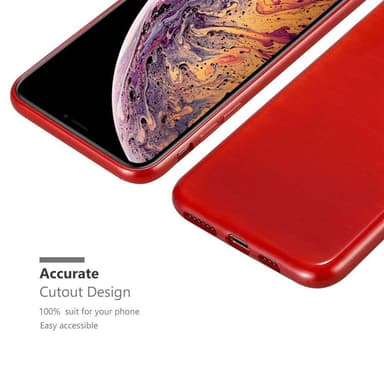 iPhone XS MAX Skal Fodral Case (Röd)
