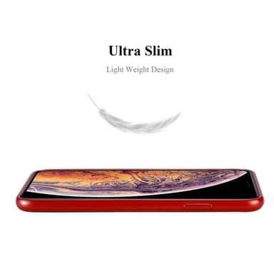 iPhone XS MAX Skal Fodral Case (Röd)