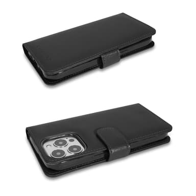 iPhone 13 PRO Plånboksfodral Skal (Svart)