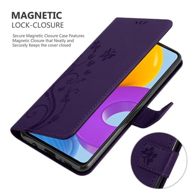 Samsung Galaxy M52 5G Plånboksfodral Skal (Lila)