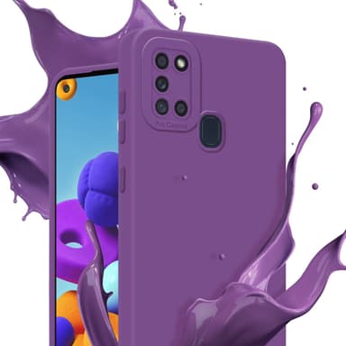 Samsung Galaxy A21s Skal Fodral Case (Lila)